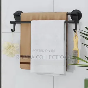 Premium Wall-Mounted Double Towel Rack – Bathroom Organizer