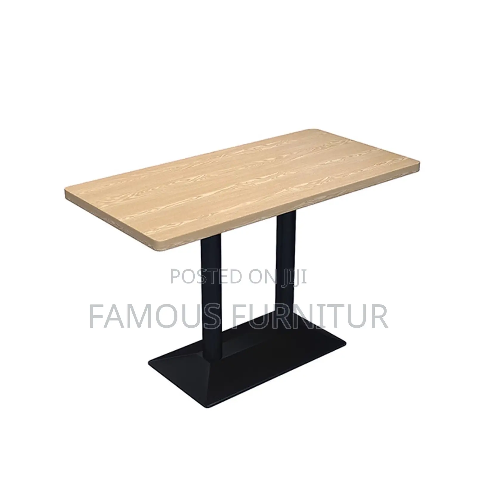 The Image Shows a Rectangular Restaurant or Café Table