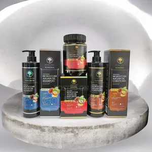 Eunomia Moroccan Argan Oil Hair, Shampoo, Conditioner With Hair Mask