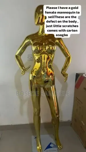 Mannequin Gold With Carton and 1.5kv Generator New