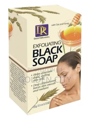 Dr. RASHEL Exfoliating Black Soap With Oat Honey