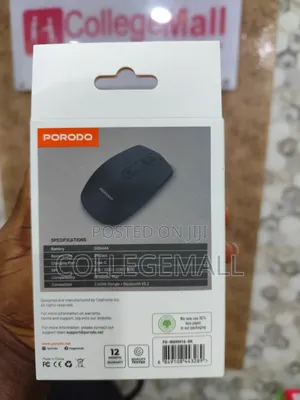 Porodo 1600 DPi Wireless Mouse (Dual Mode)