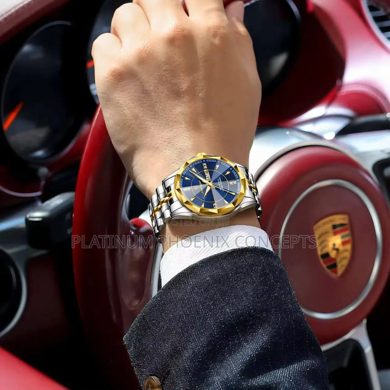 Poedagar Chain Strap Wristwatch