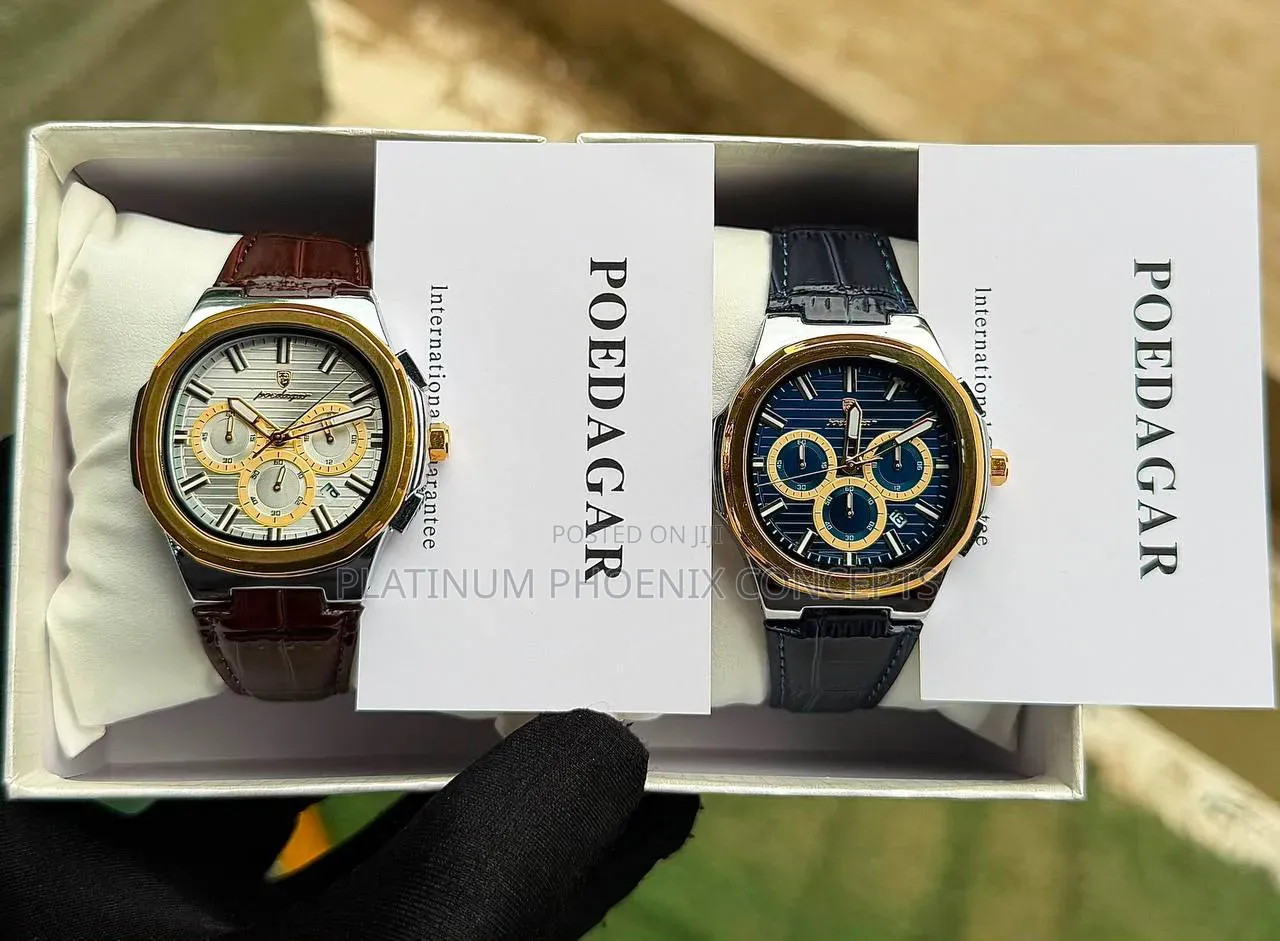 Poedagar Leather Watch