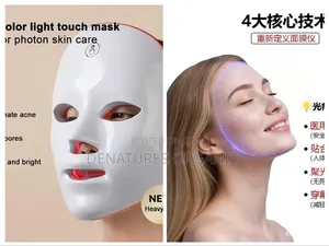 . 7-in-1 LED Facial Light Therapy Mask Anti-Acne Glowing Skin Device