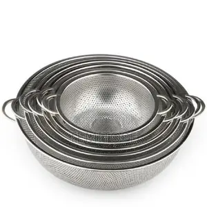 6 Piece Stainless Sieve Basket Mesh Food Strainer