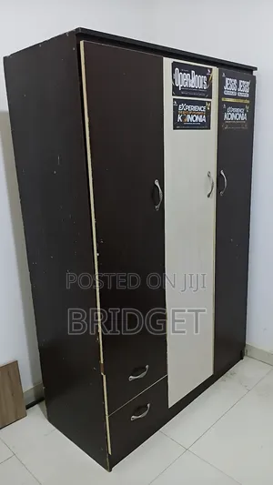 Neatly Used 3-Doors Wardrobe for Sale