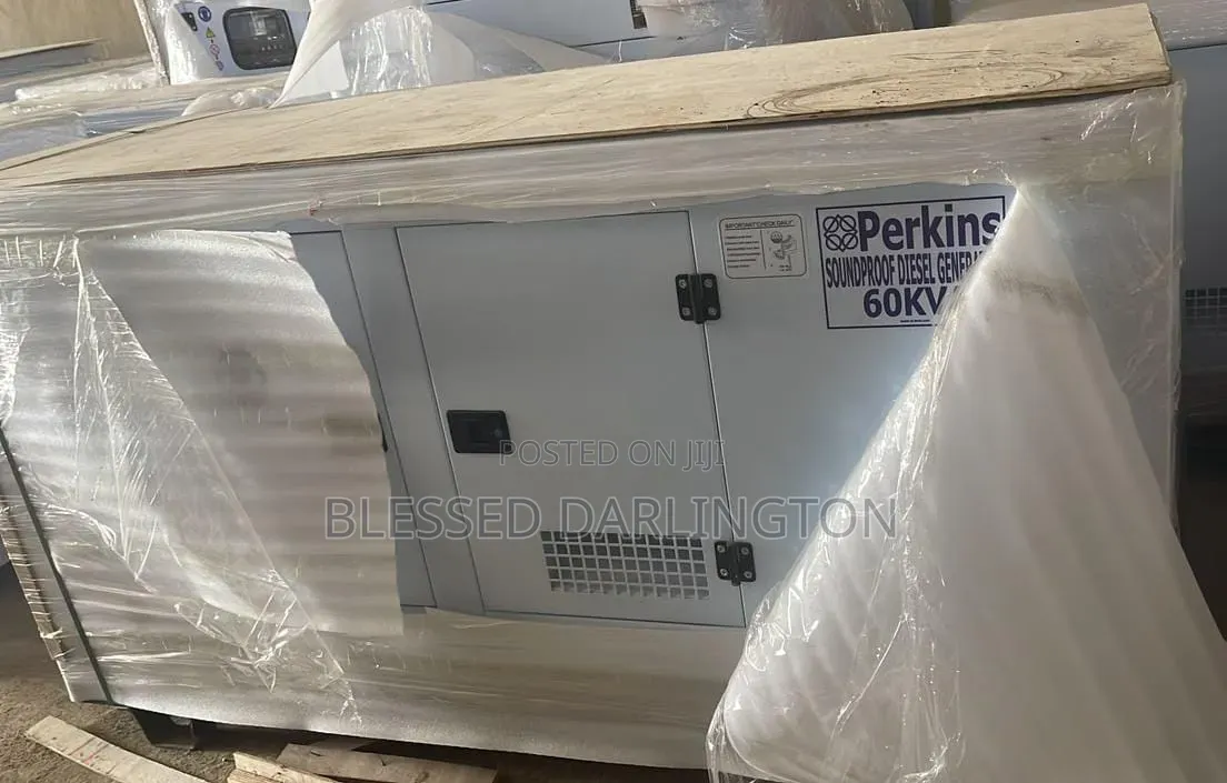 60kva Perkins Soundproof Diesel Generator 