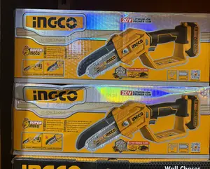 Ingco 20V Lithium-Ion Cordless Pruning Saw / Mini Chainsaw