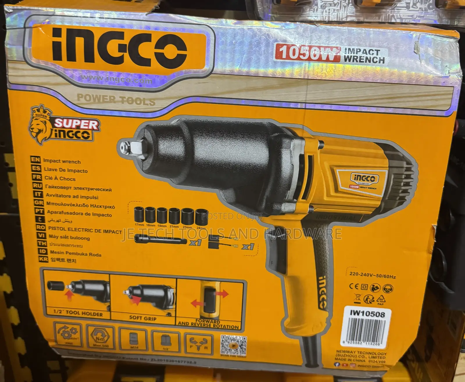 INGCO 1050W Electric Impact Wrench