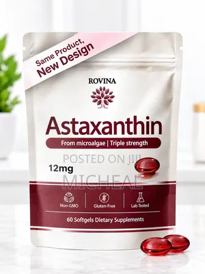 ROVINA Astaxanthin 12mg 60 Softgels