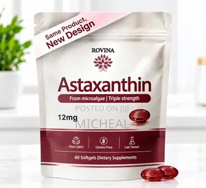 ROVINA Astaxanthin 12mg 60 Softgels
