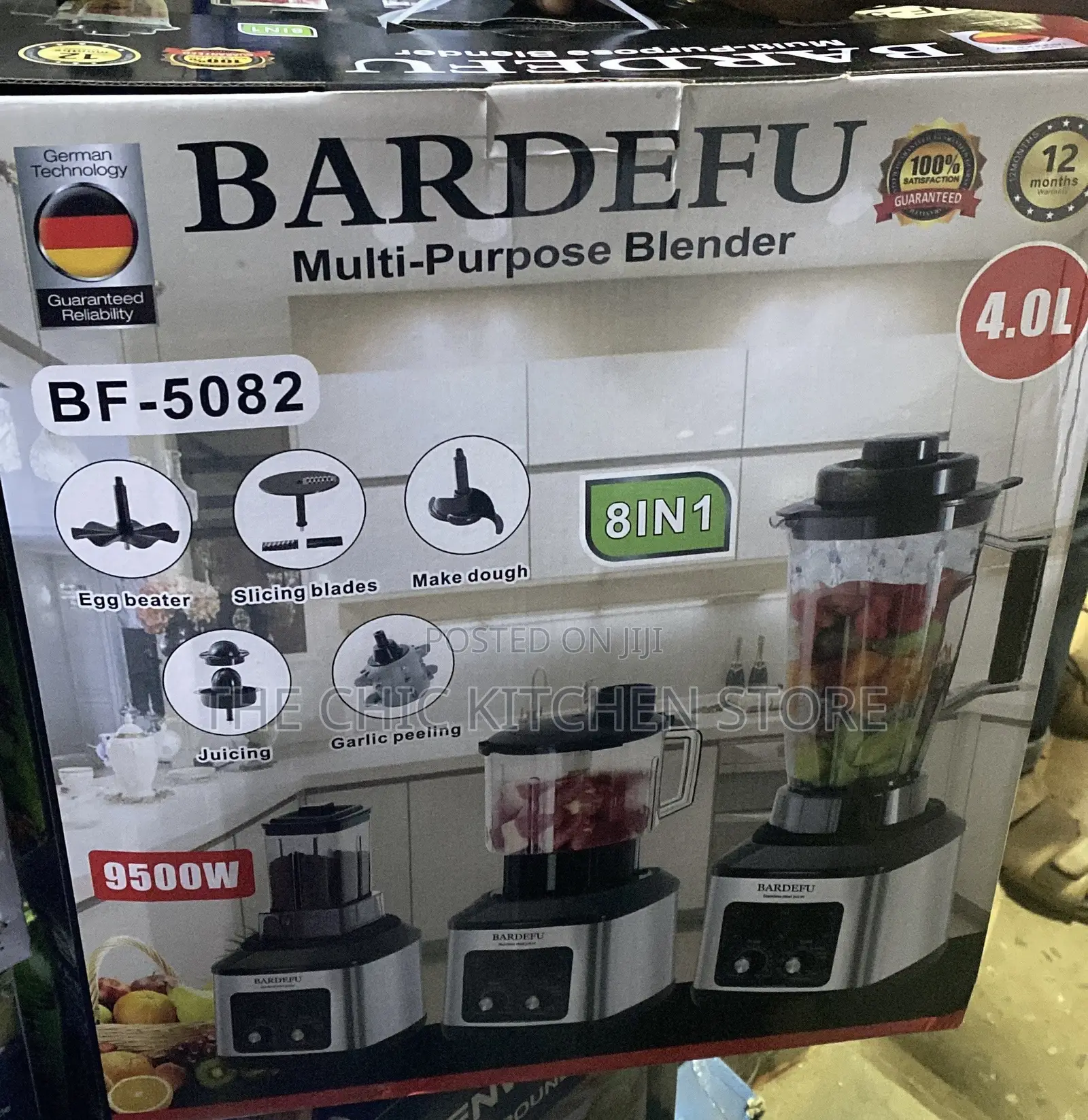Bardefu 5082 8in1 4liters Blender