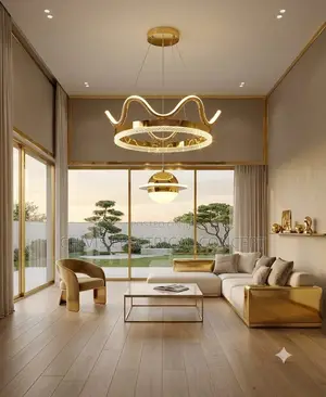 Luxury LED Dropping Pendant Chandelier