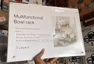 3 Step Dish Rack Water Drainer
