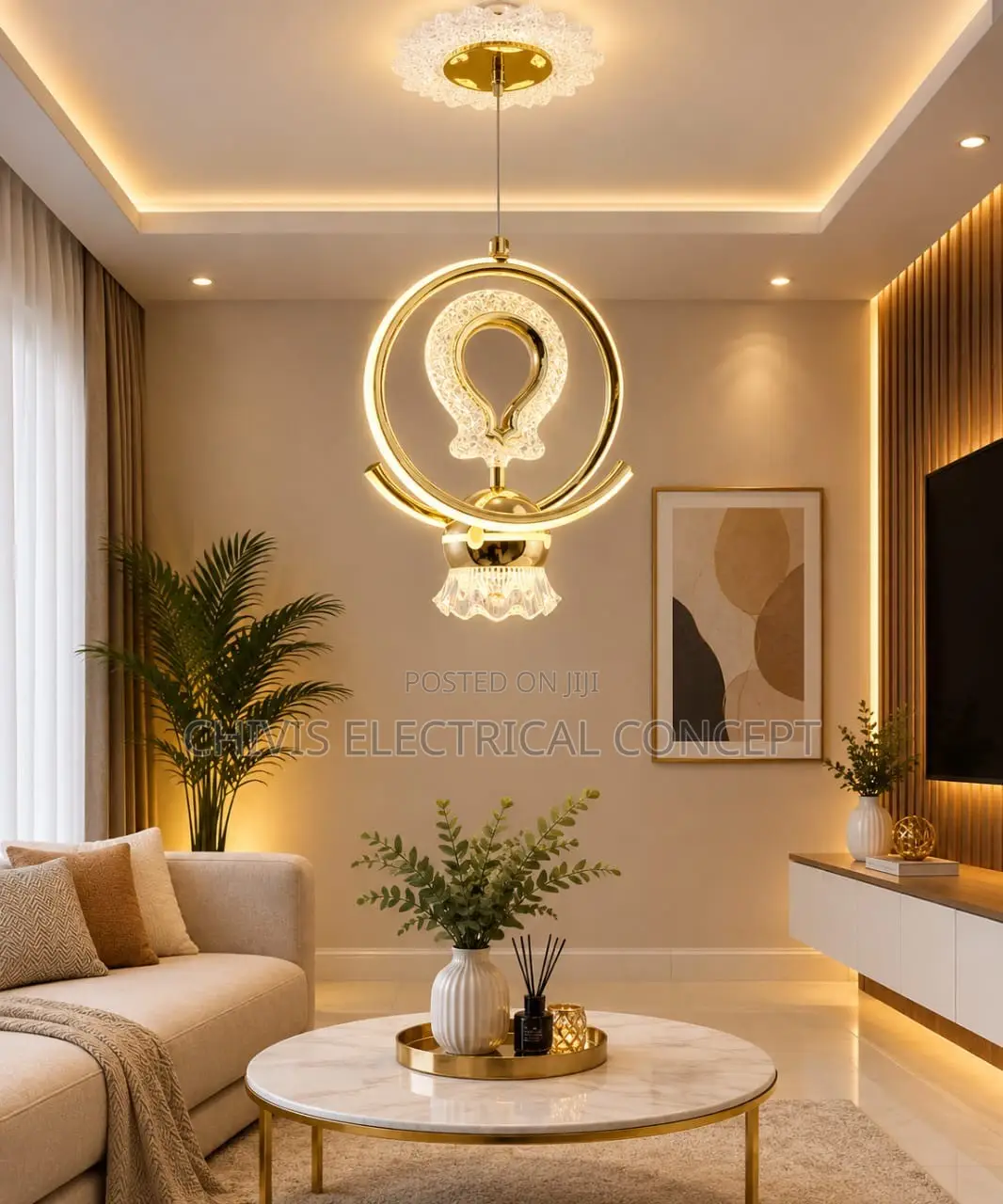 Luxury Dropping Pendant Chandelier