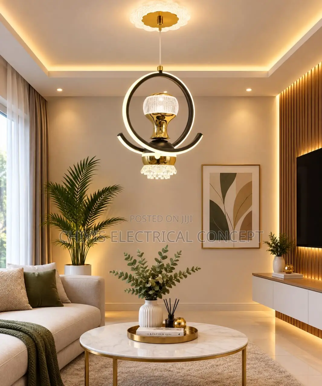 Luxury Dropping Pendant Chandelier