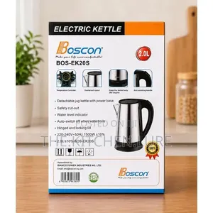 Boscon Stainless Steel Electric Kettle 2.0L