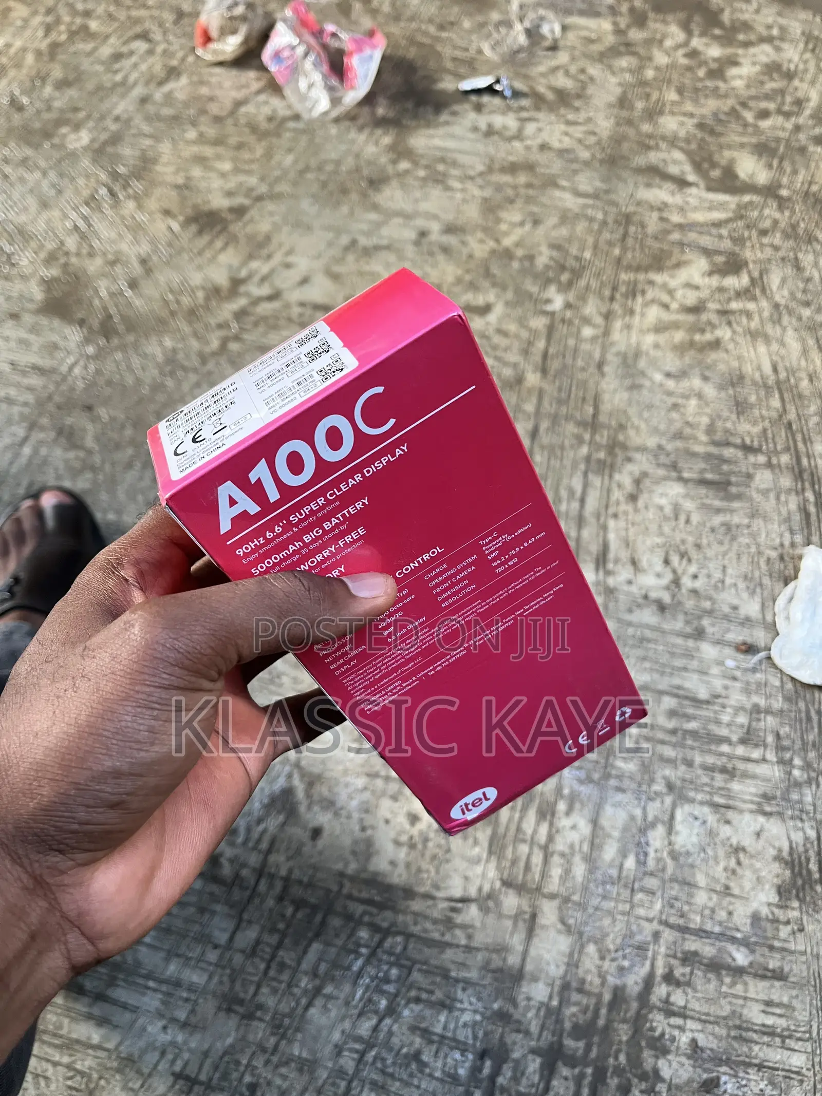 New Itel A100C 64 GB Blue