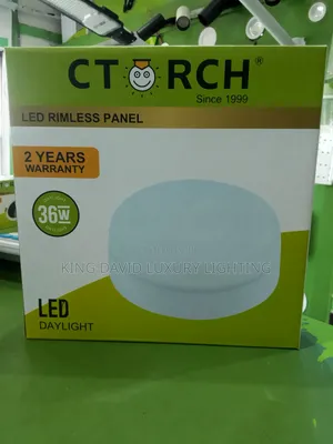36W LED Rimless Panel Light From the Brand C-Torch.