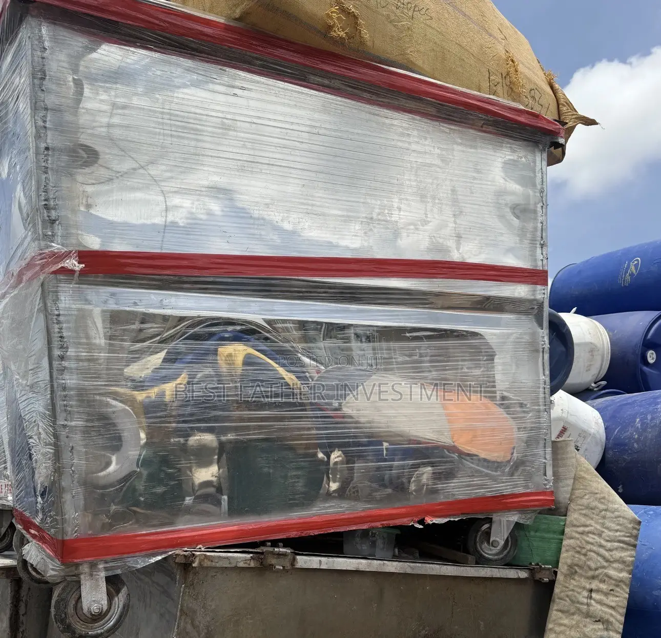 2,000 Liters Durable 100% Stainless Waste Bin