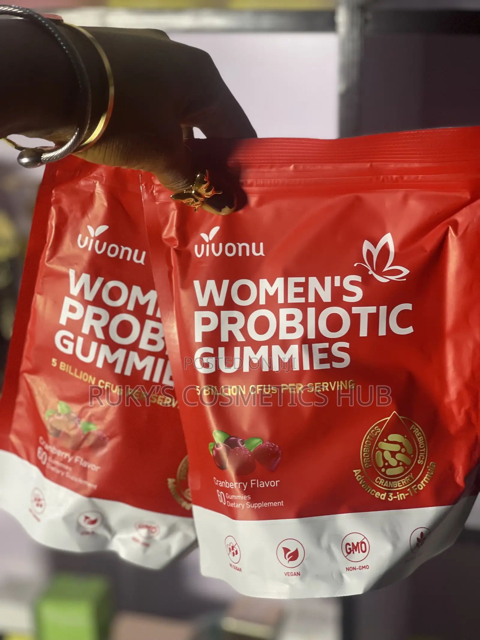 VivoNu Women’s Probiotic Gummies – Daily Probiotic Supplement