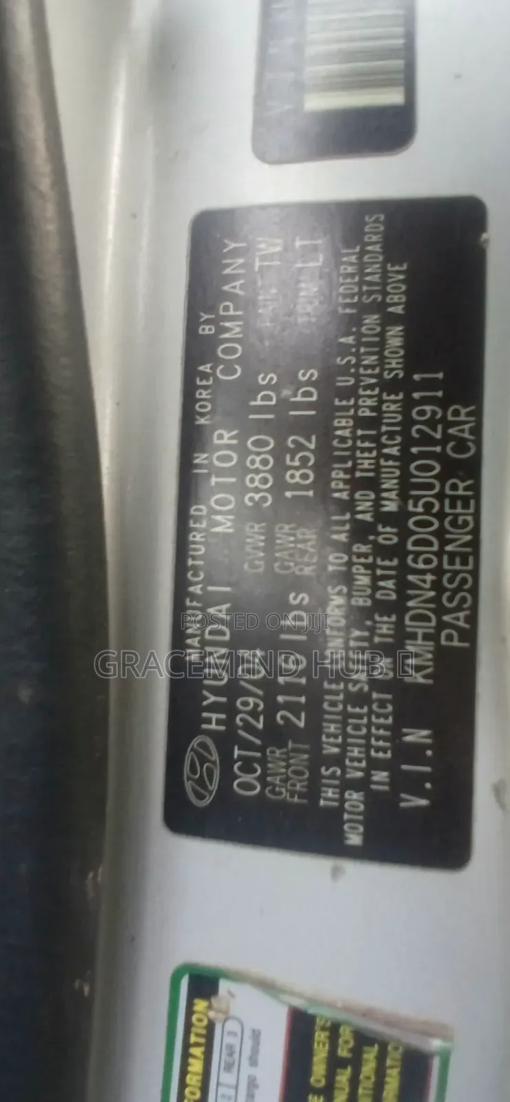 Hyundai Elantra 2004 Silver