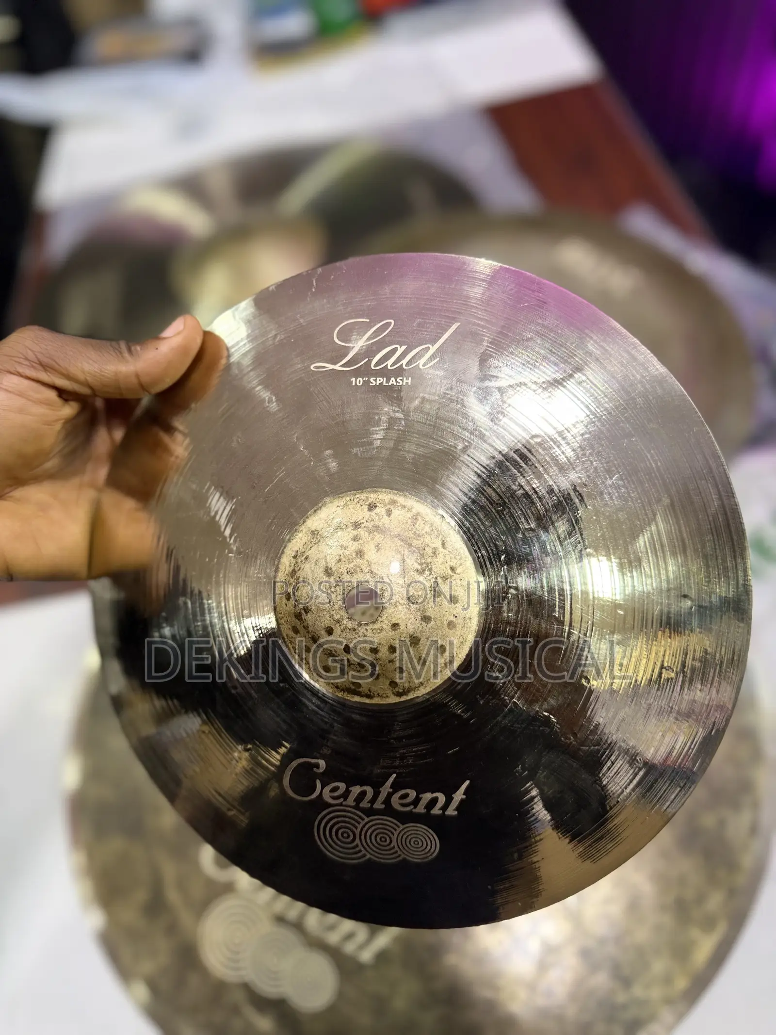 Professional Centent Splash Cymbal Plate 10 Inches