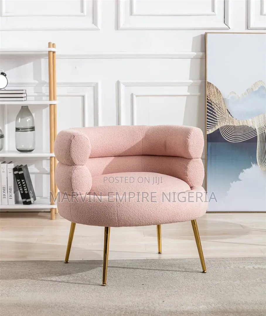 Accent Lounge Chair Pink