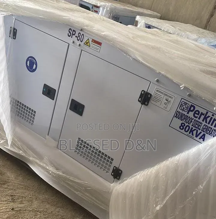 80kva Perkins Soundproof Diesel Generator Superstrong Engine