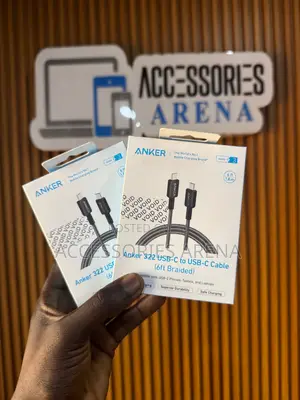 Anker Braided USB-C to USB-C Cable (6ft) – Ultra-Durable Fast Charging