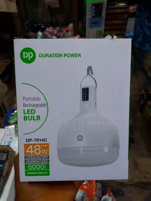 Quality Duration Power DP-7814C Portable Rechargeable LED Bulb