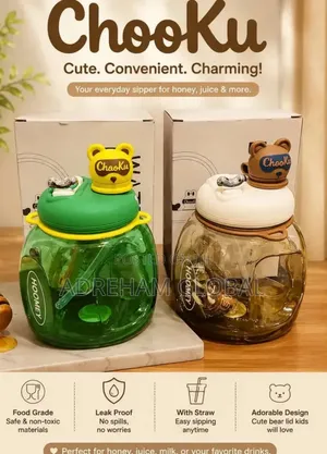 1200ml Quality Strong Chooku Character Water Bottle With (Comes in Box