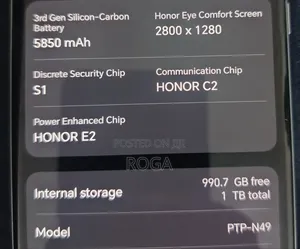 New Honor Magic7 Pro 1 TB White