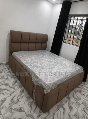 4 and Half by 6 Padded Bed Frame.