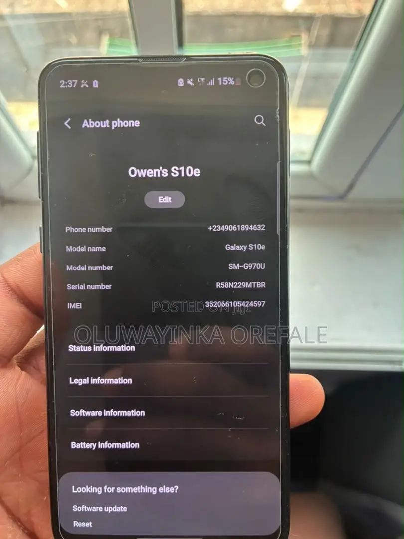 Samsung Galaxy S10e 128 GB Black