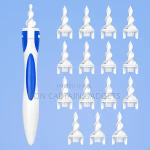 17pcs Silicone Spiral Earwax Removal Tool Set - Rotating Spiral