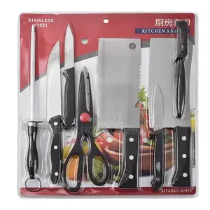 5-Piece Kitchen Knife Set With Cutting Board 