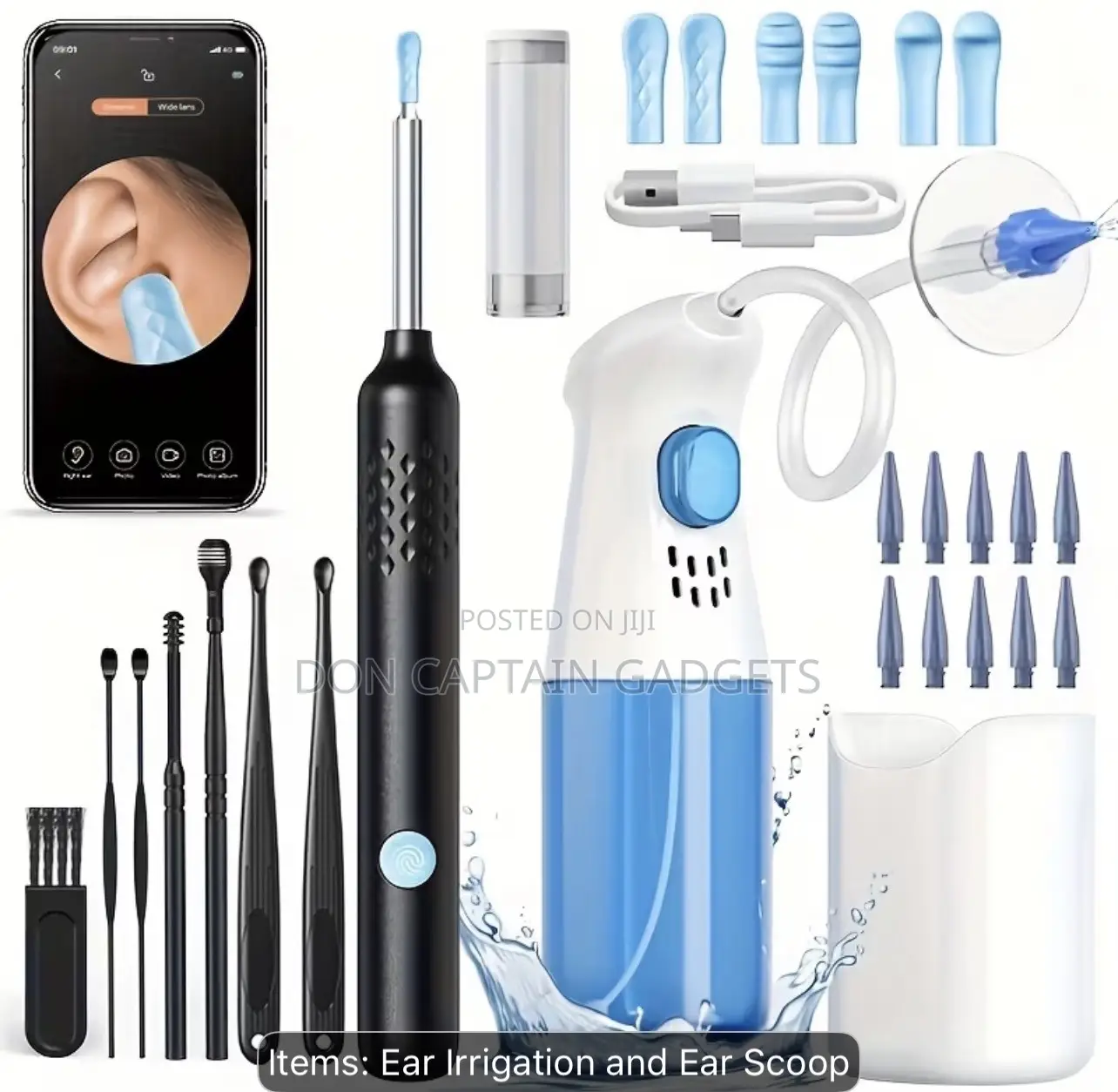 Ear Cleaning Kit Wax Removal Camera Ear Wax Removal Tool Wit a Scoop