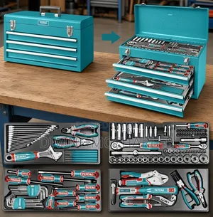 132pcs Total Set of Tools