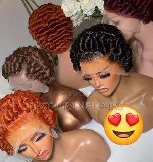 Full Frontal Tiwa Pixie Cut Wig Human Hair (Tic)