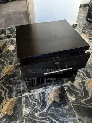 Black Tufted Bed Frame for Sale With Side Table