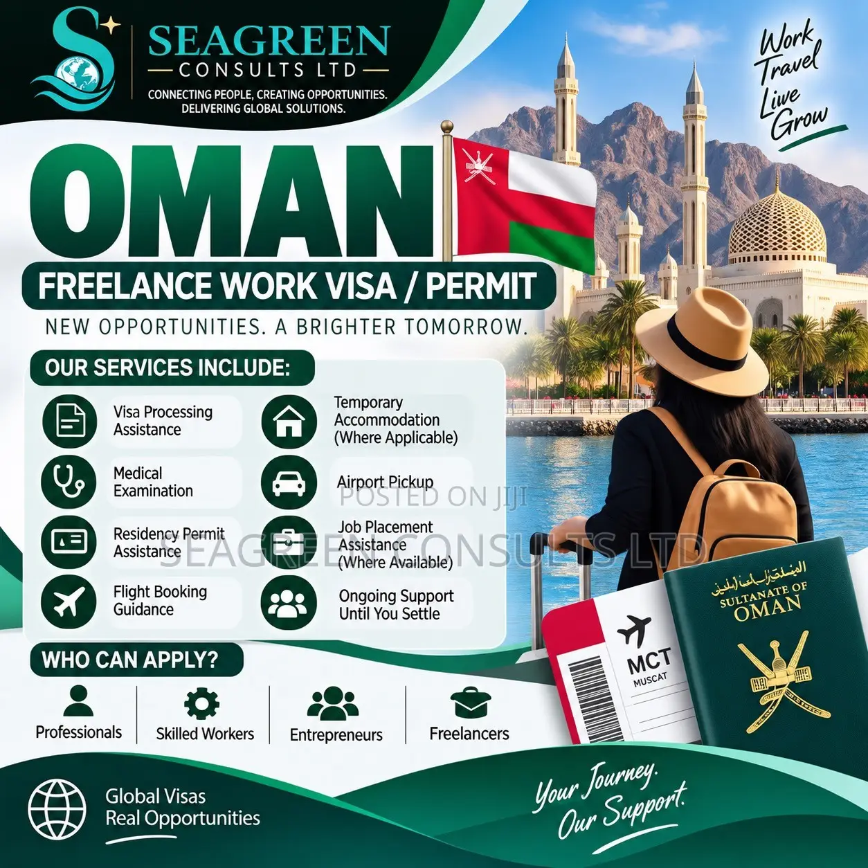 Oman Work Visa / Permit.