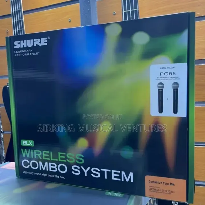 BLX Shure Wireless Combo System Microphone PG58