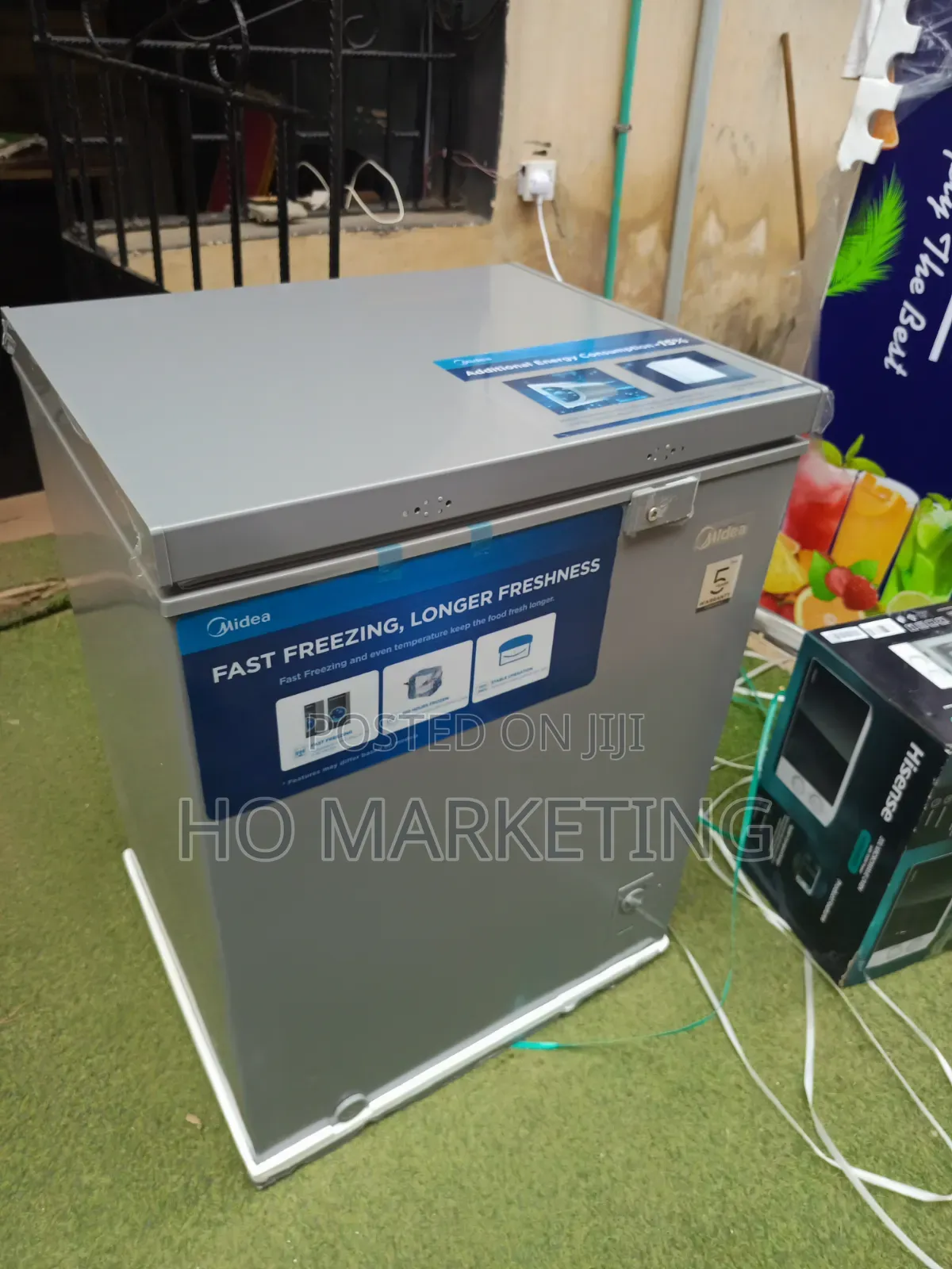 Original Midea 142 Litres Deep Freezer