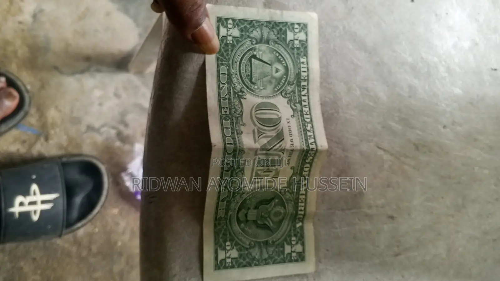 US $1federal Reserve Note. Third Party Shift Error
