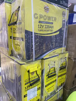 G-Power 220ah 12v Solar Tubular Batteries Available Now in Store