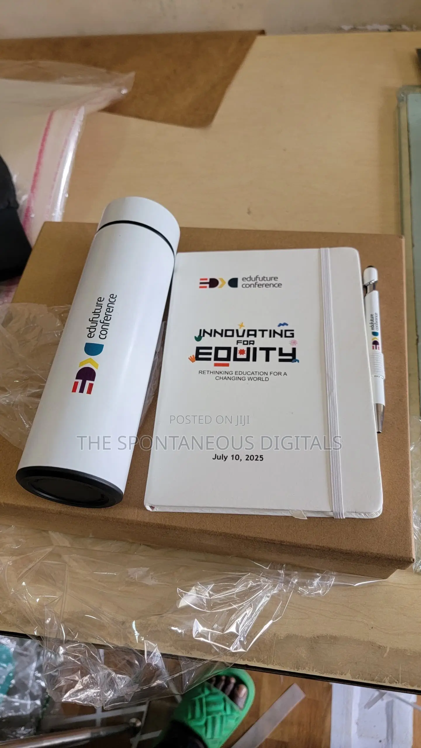 Customized Diary, Customized Flask/Water Bottle