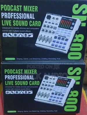 SN800 Professional LIVE SOUND CARD for Podcast Mixing