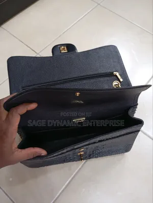 Black Leather Handbag